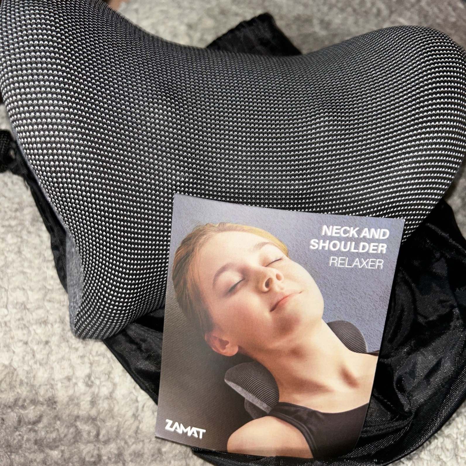 ZAMAT Neck and Shoulder Pillow Relaxer with Magnetic Therapy Pillowcase