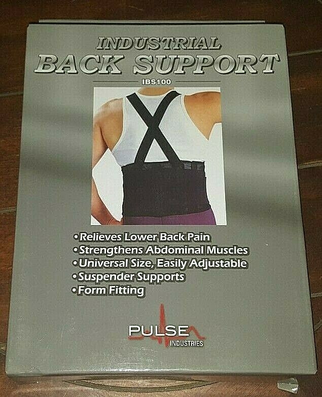 Pulse Industries: Industrial Back Support: Size- Universal – Item #IBS100