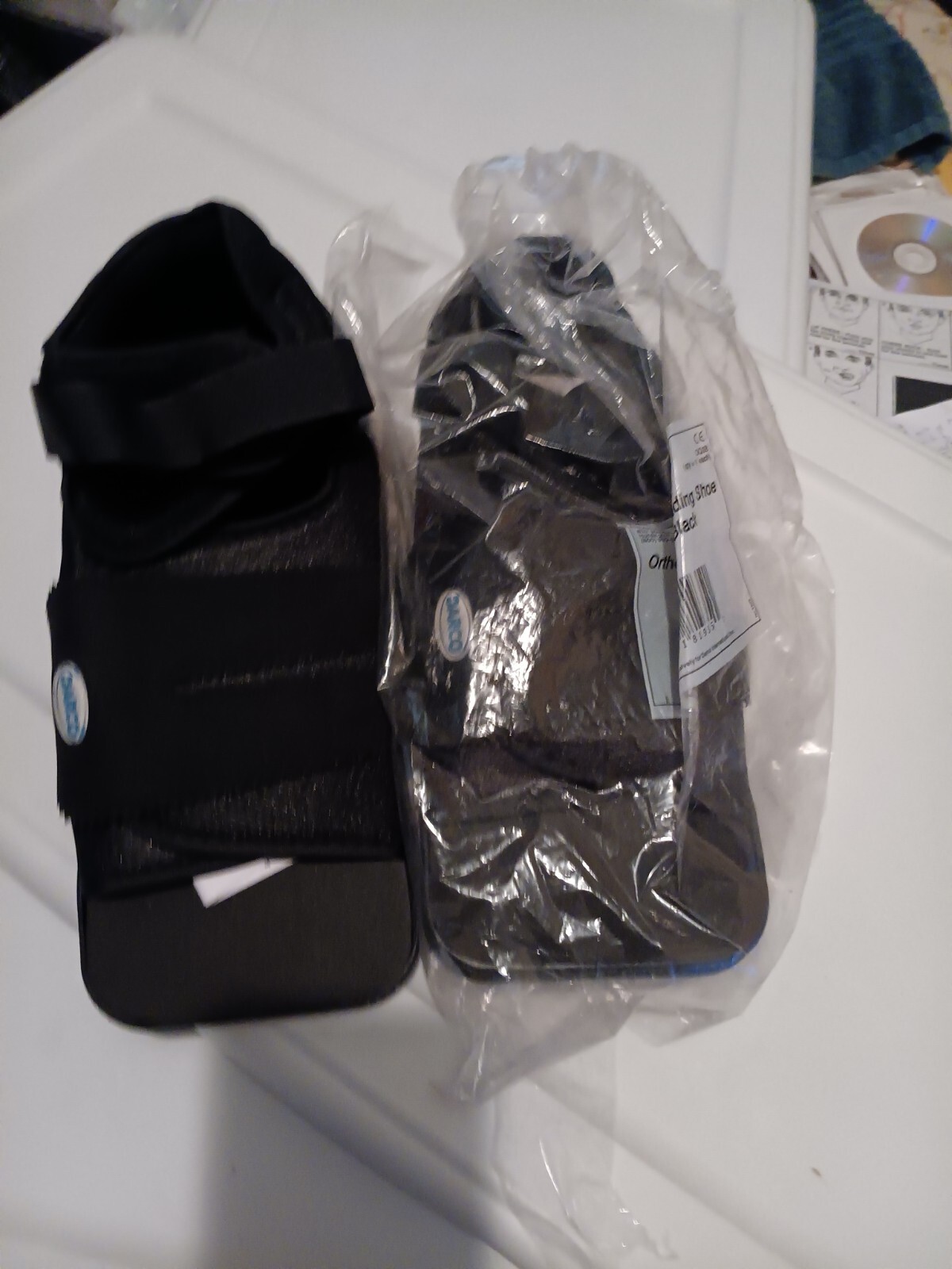 Orthowedge Black Post Op Foot Brace