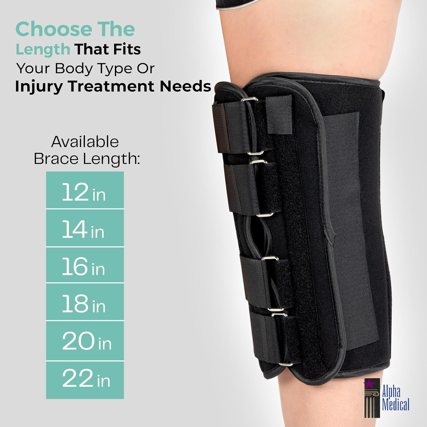 Universal Tri-Panel Knee Immobilizer
