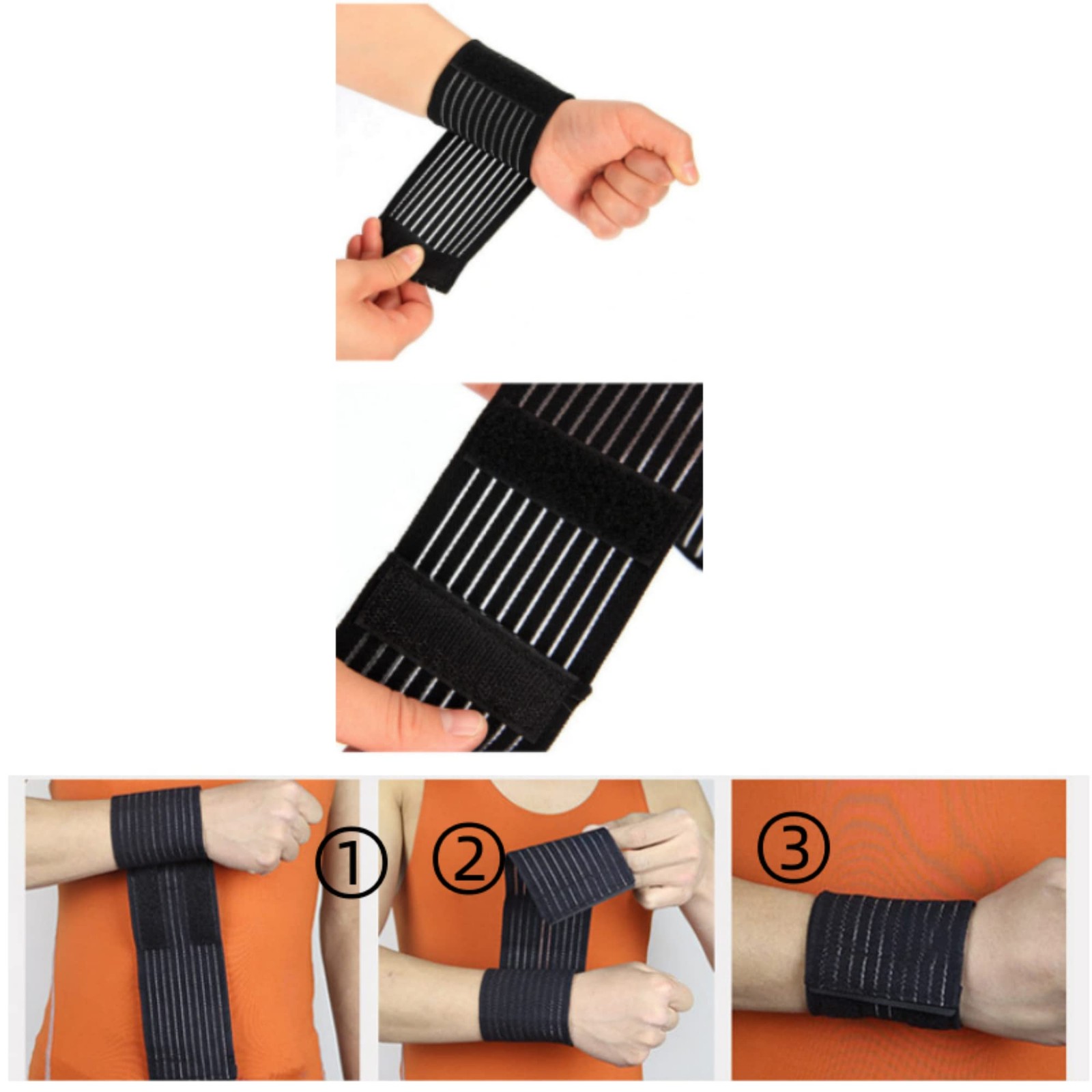 Elastic Breathable Wrap Ankle Extra Long Elastic Knee Wrap Compression Bandag…