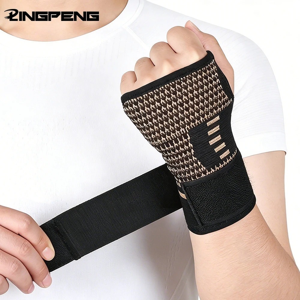 Copper Compression Arthritis Glove Wrist Support Brace Sport Gym Pain Relief 1PC