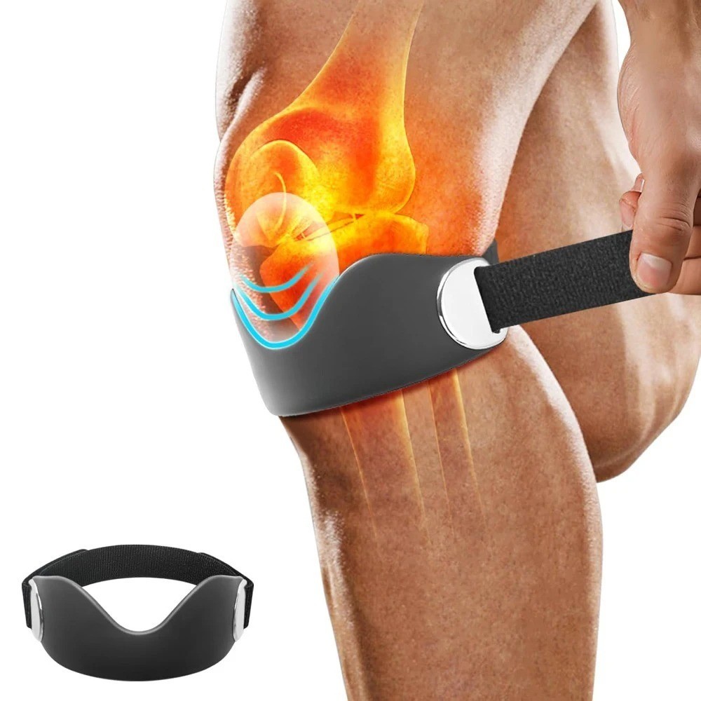 Silicone Patellar Tendon Support Strap 2 Pack,Knee Strap for Knee Pain Relief,Pa