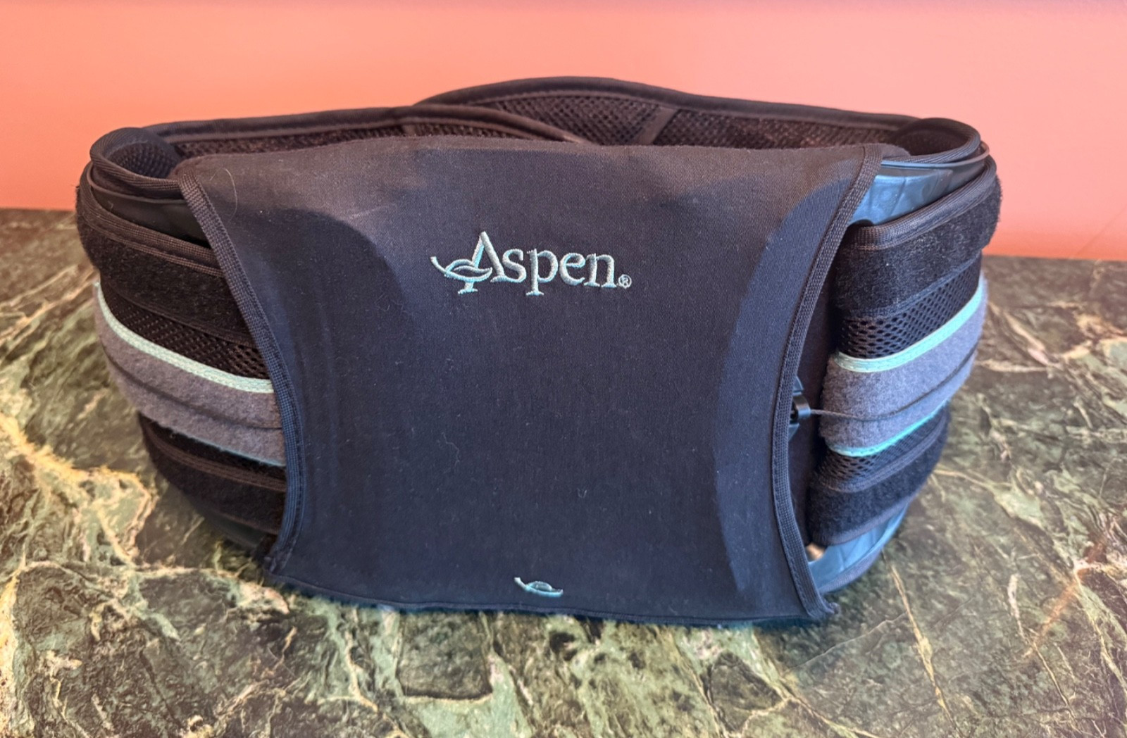 Aspen Vista Lumbar Back Brace Adjustable Support One Size Fits Most