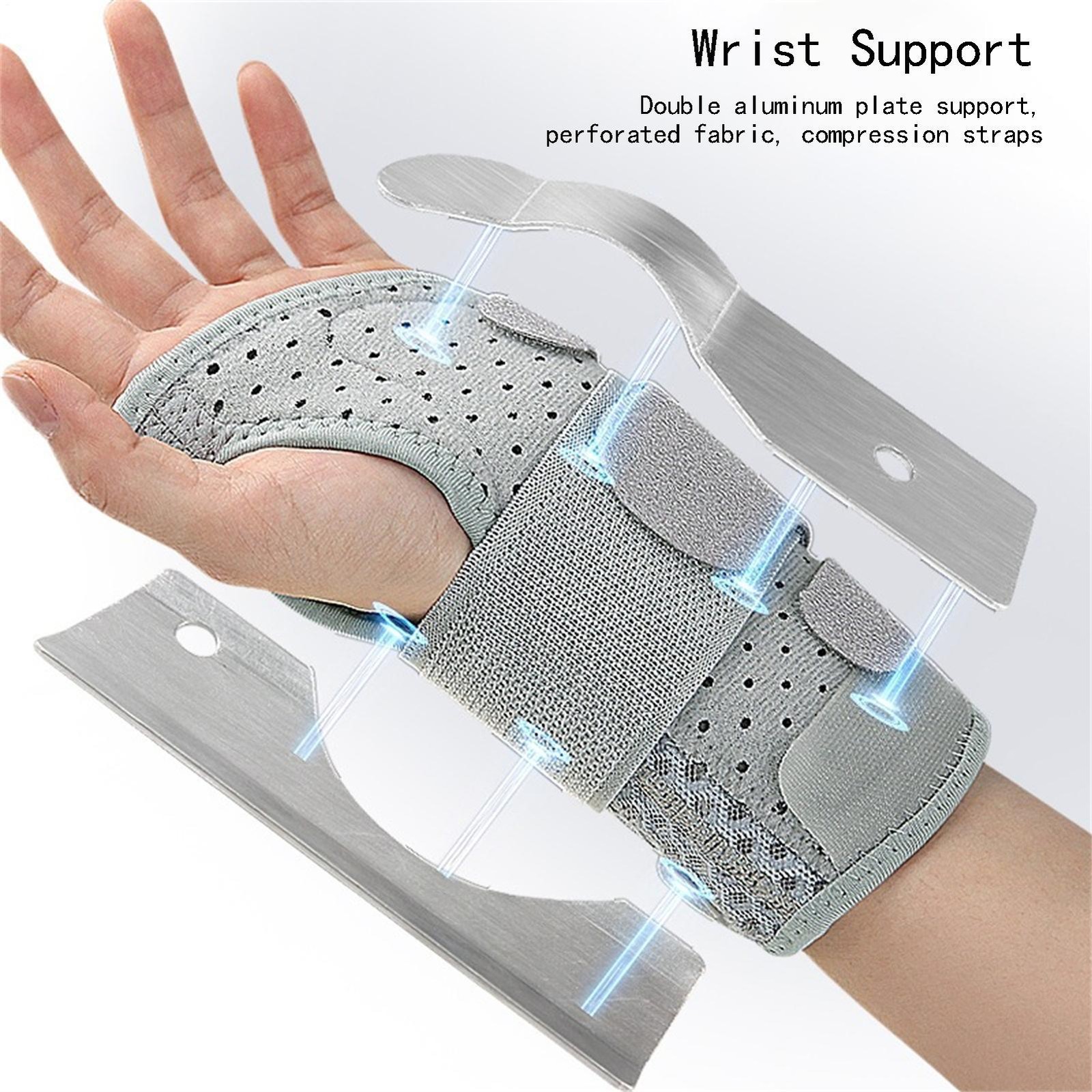 NEW Wrist Brace For Carpal Tunnel – Adjustable Night Support Brace With Splints