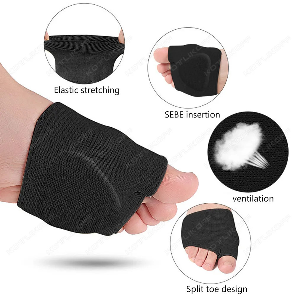 Silicone Metatarsal Pads Front Palm Rest Anti Slip Half Size Pad For High Heels
