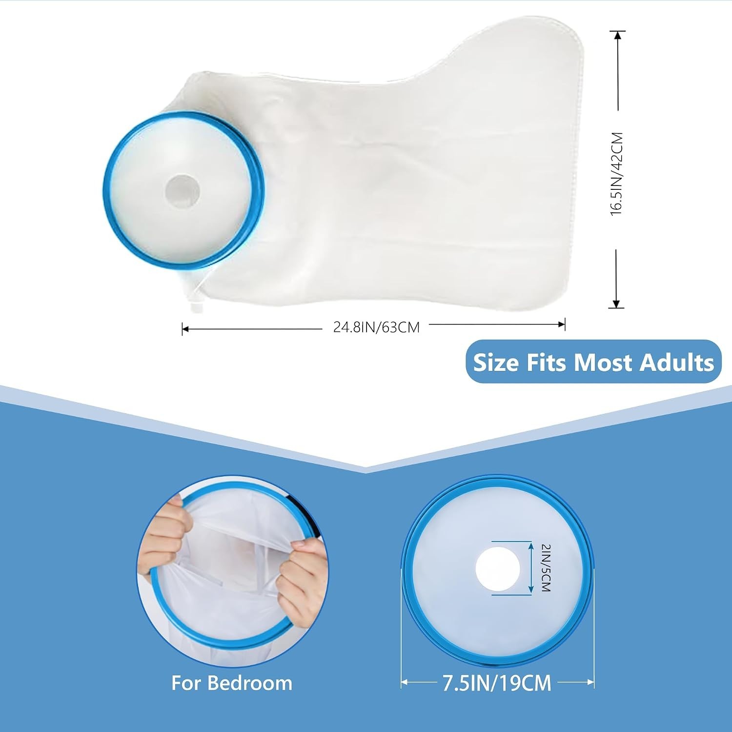 Waterproof Leg Cast Cover for Shower Adult | Reusable, Foot & Ankle Cast Prot…