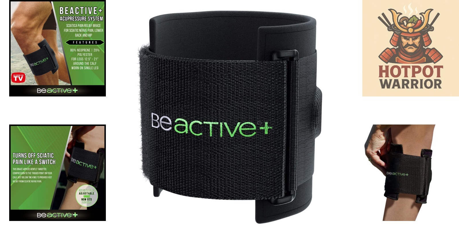 Plus Acupressure System – Targeted Compression Brace for Sciatica Pain Relief