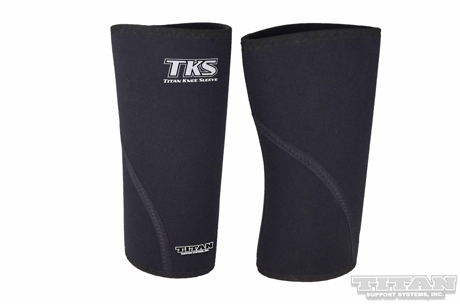 Titan TKS Powerlifting Knee Sleeves IPF USPA IPL NASA USAPL 7mm X 30cm