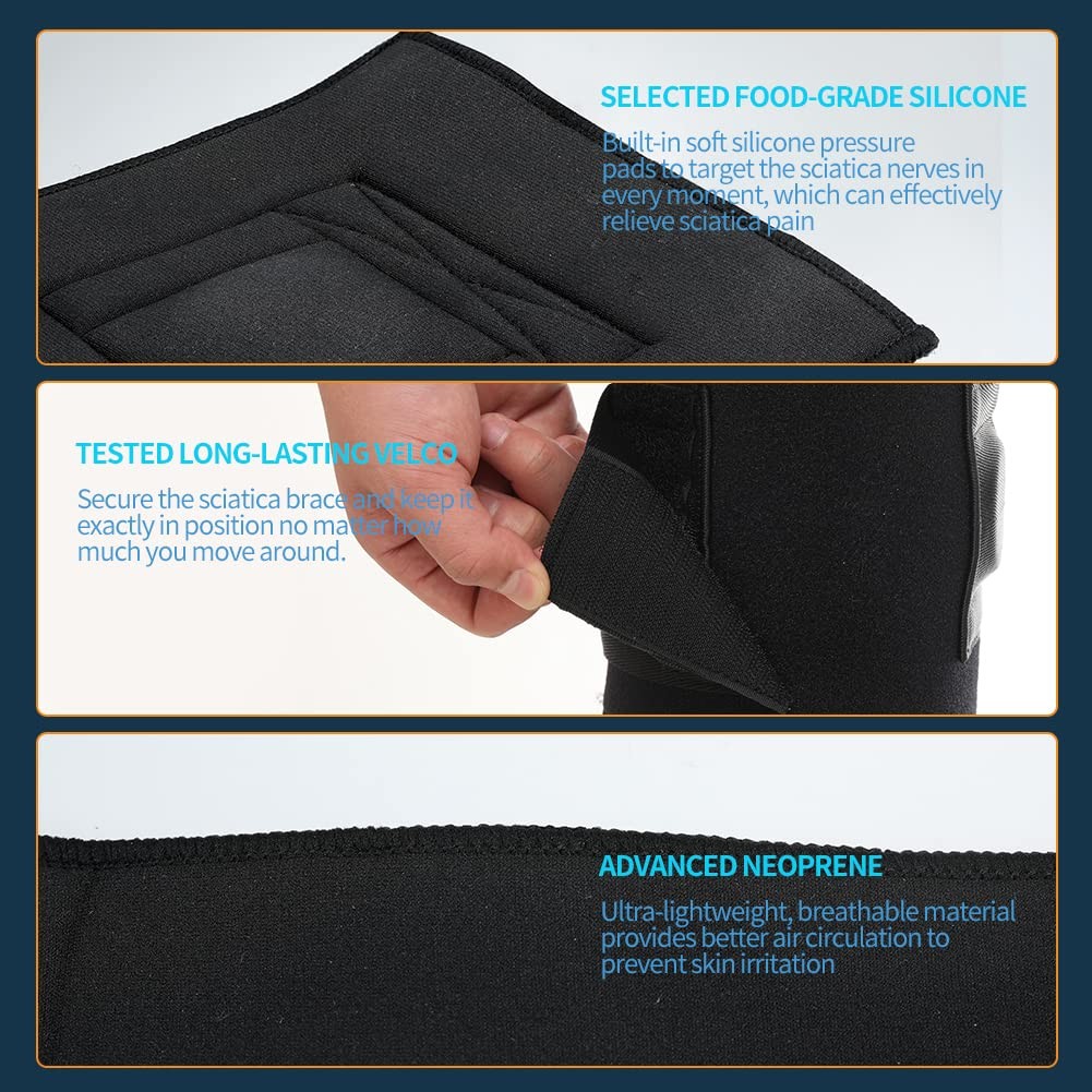 BFHB Active Plus Sciatica Pain Relief Brace Sciatic Nerve Pain – Unisex CN