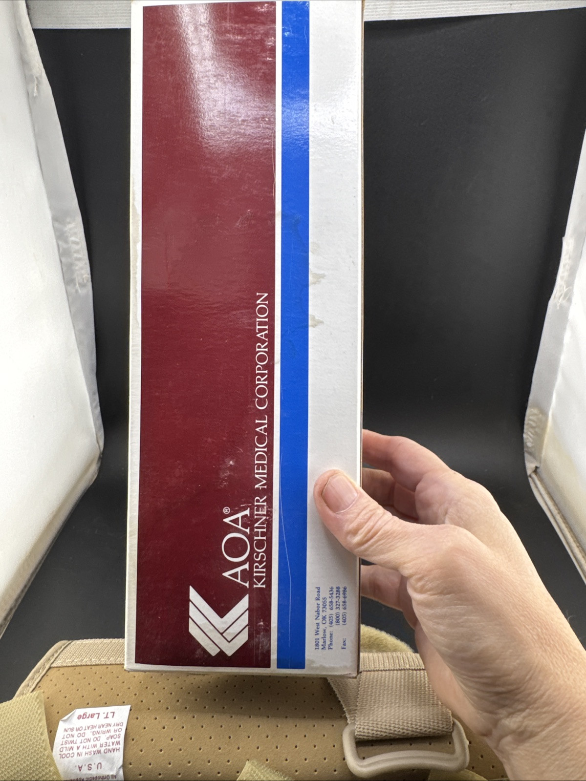 AOA KIRSCHNER MEDICAL CORP LEFT LG WRIST SPLINT📦
