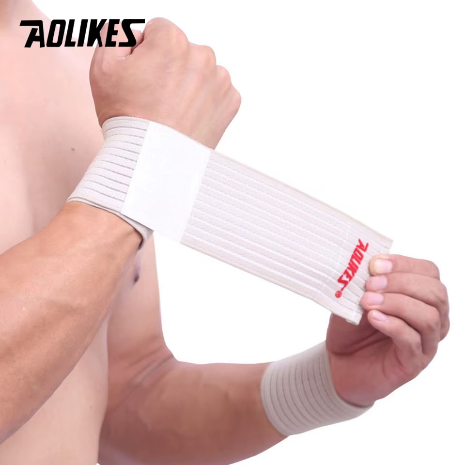 1PCS Cotton Elastic Bandage Hand Sport Wristband Gym Support Wrist Brace Wrap Ca