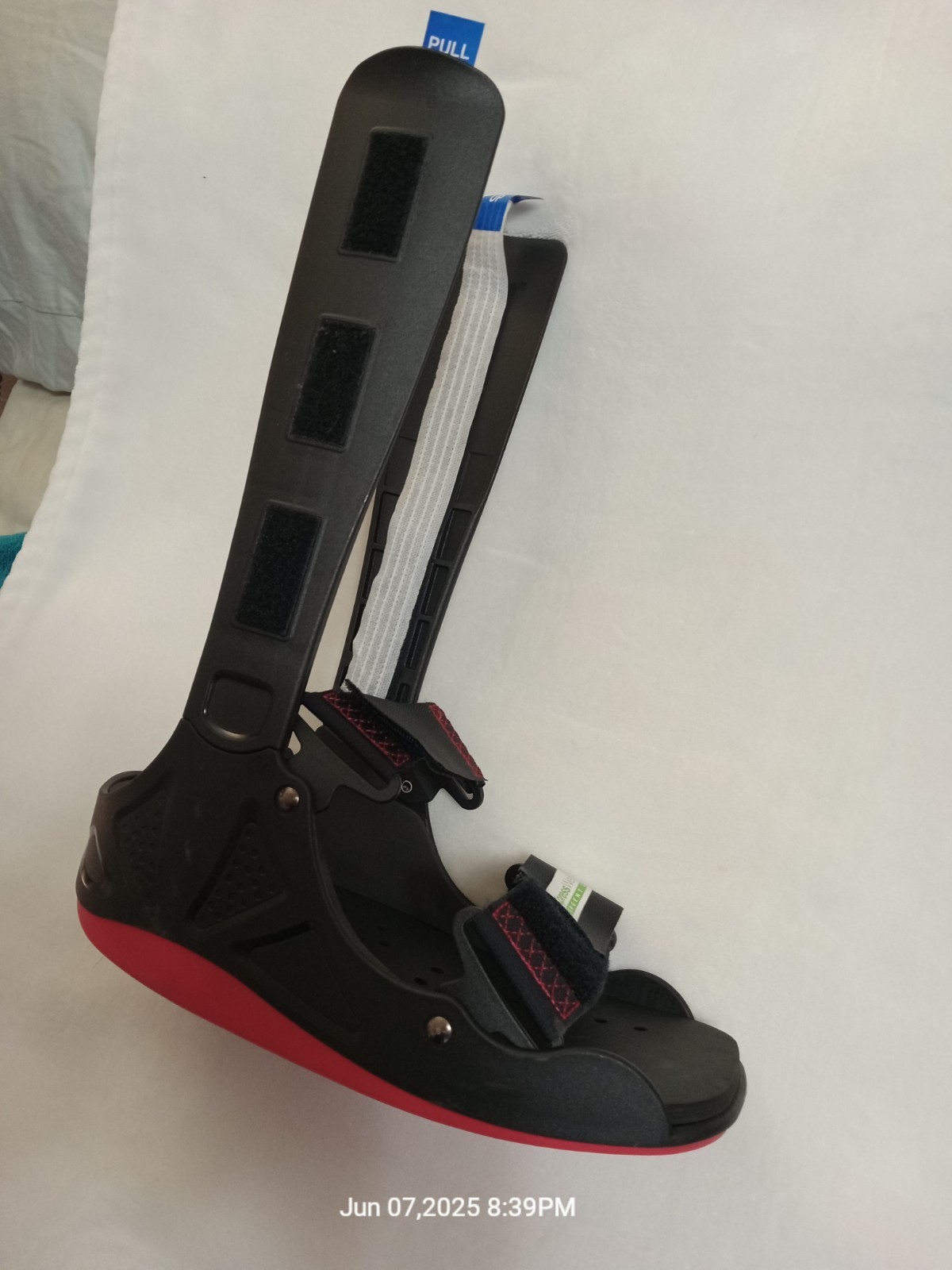 XCeltrax AIR TALL – DJO – DONJOY – Walking Air Boot FooT SIZE- LARGE – Black