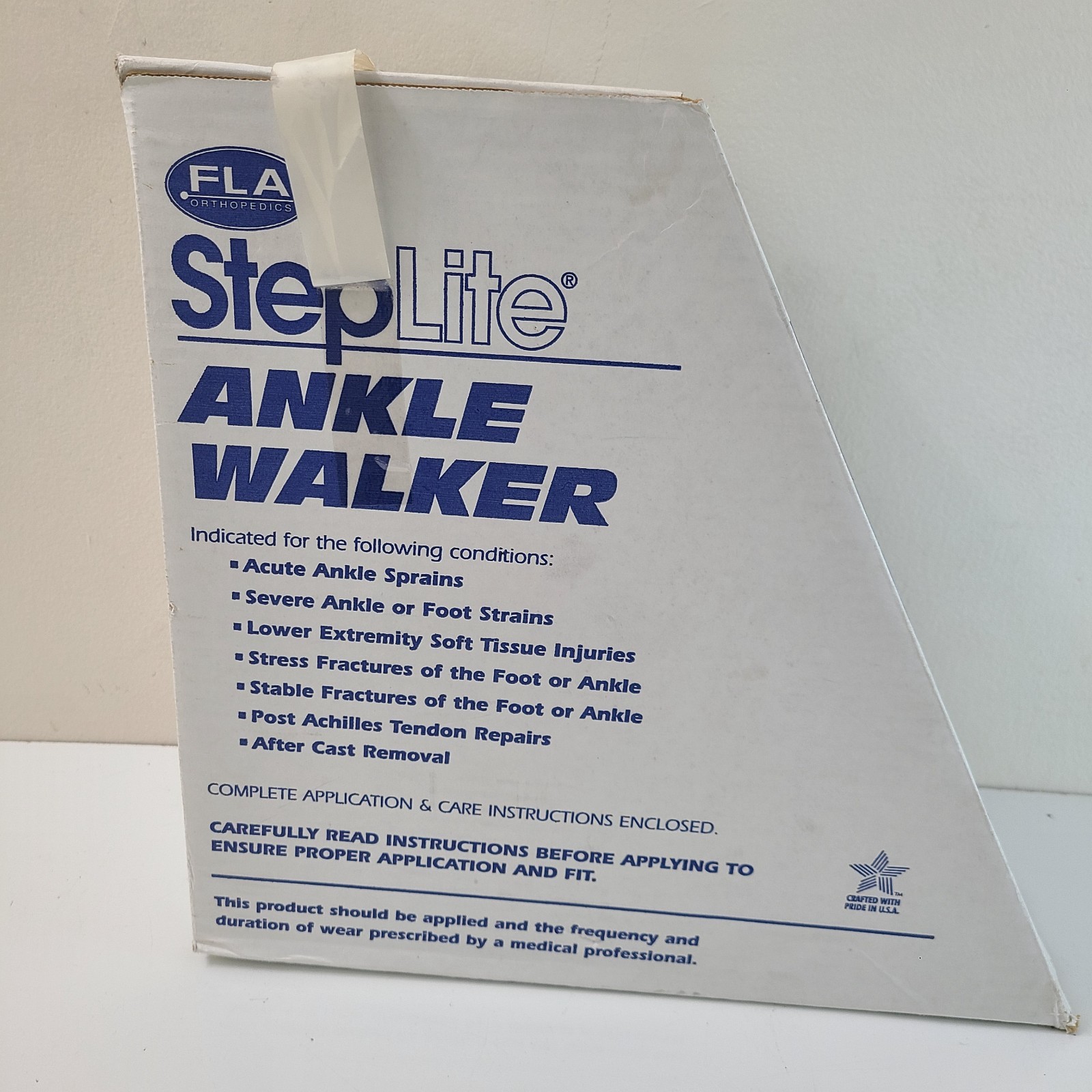 Steplite Easy Air Pneumatic Ankle Walker Brace & Post-Op Shoe Black Beige Medium