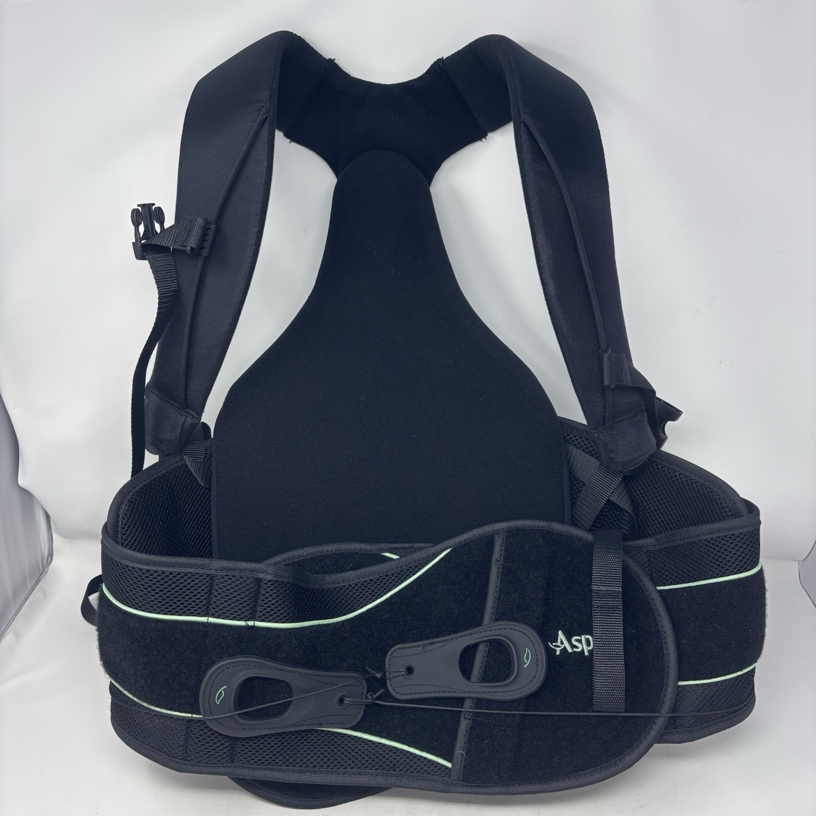 Aspen Summit 631 Lumber Support Back Brace Adjustable Size Black Self Care USA