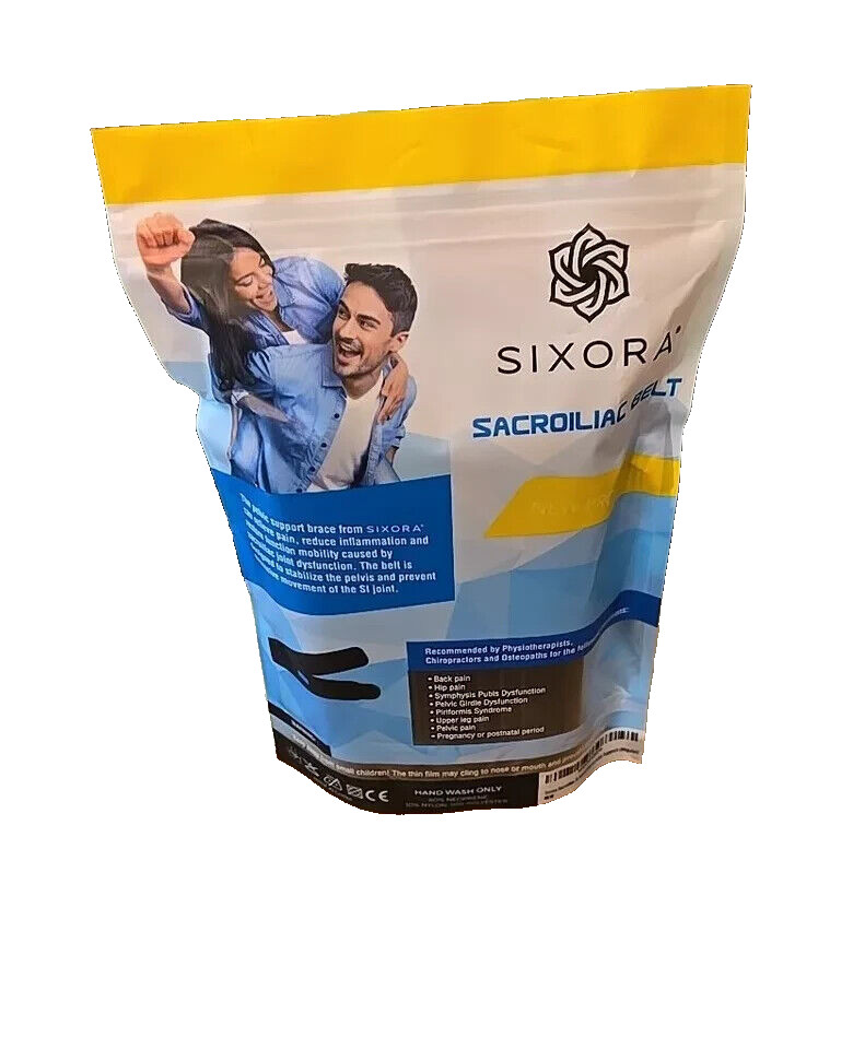 Si Joint Sixora Sacroiliac Support Belt for Women and Men Size 30 – 45 ” NIP New