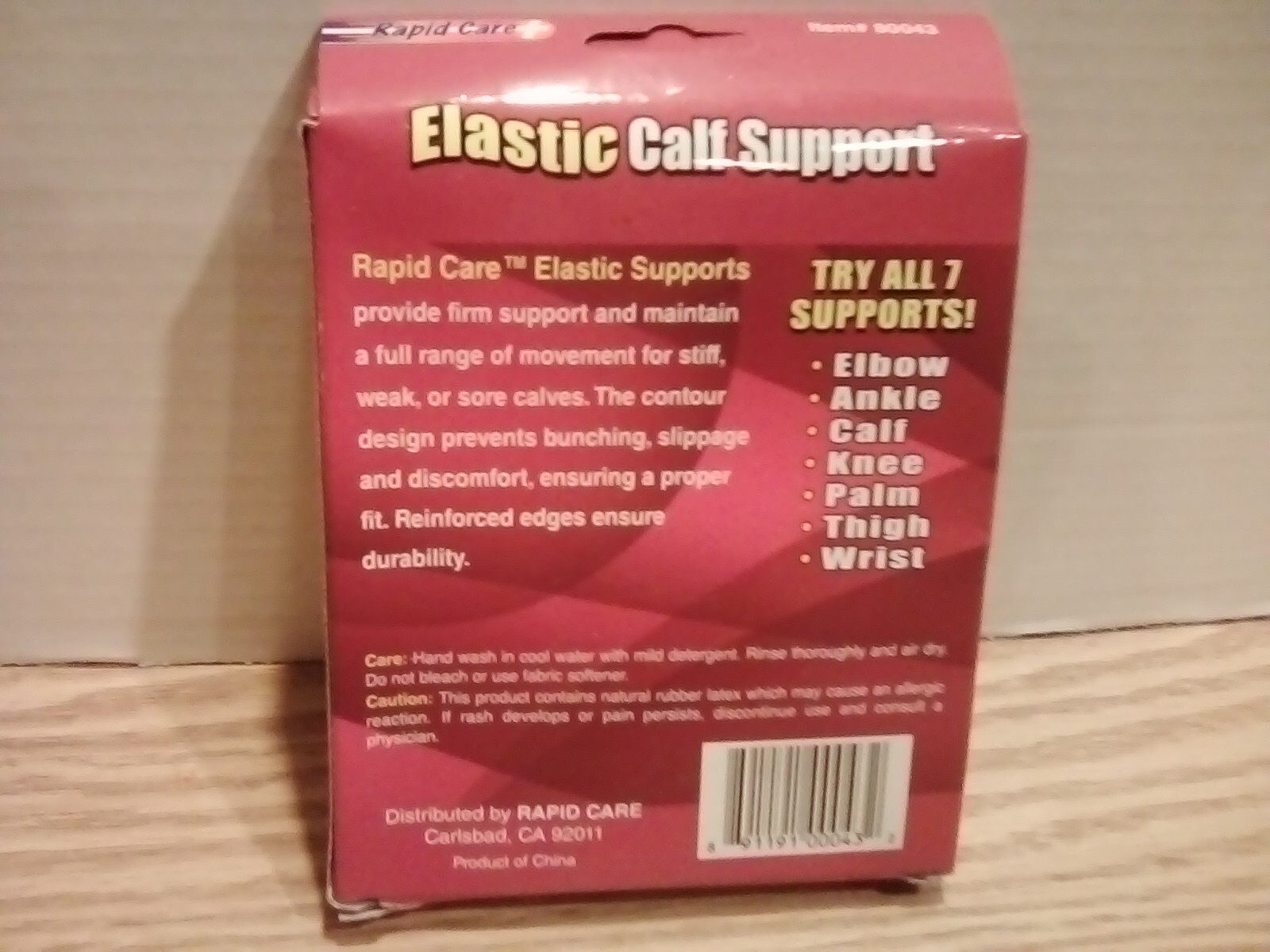 Rapid Care Elastic Calf Support NEW.