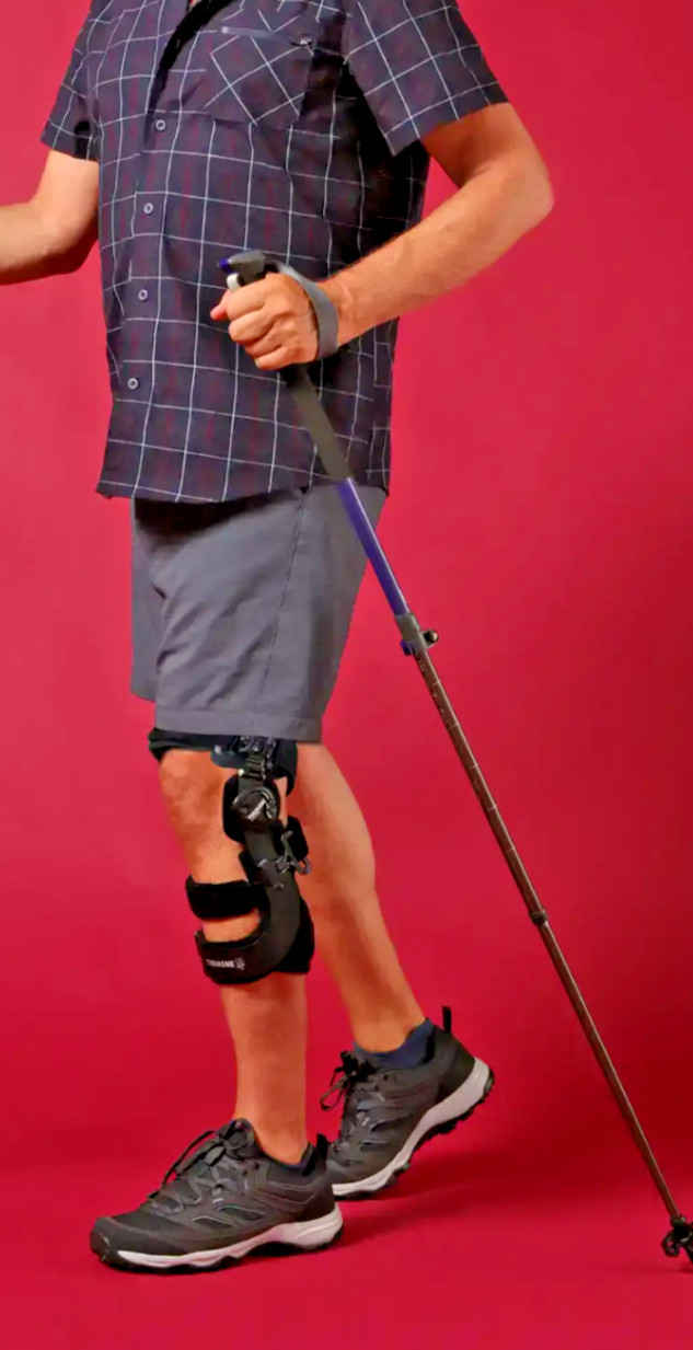 NEW – Thuasne Townsend Rebel Reliever OA Knee Brace – Left Leg, Size Large