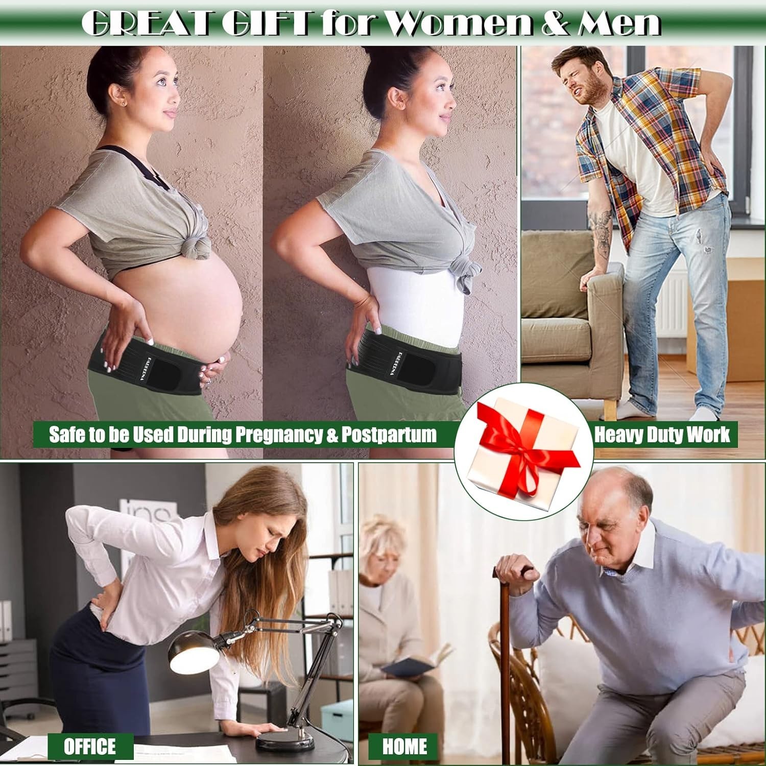 Adjustable Sacroiliac SI Hip Belt for Pain Relief | Supports 30-45 Inch Hips