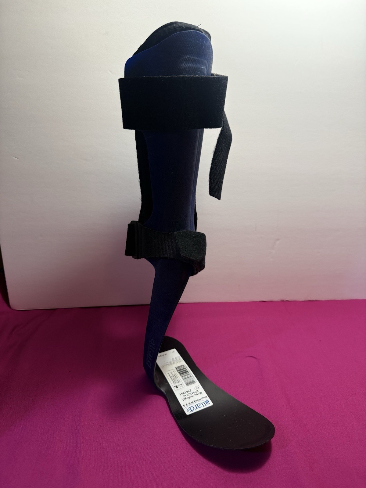 Allard BlueRocker 2.0. Medium Right Leg Orthosis Brace Blue