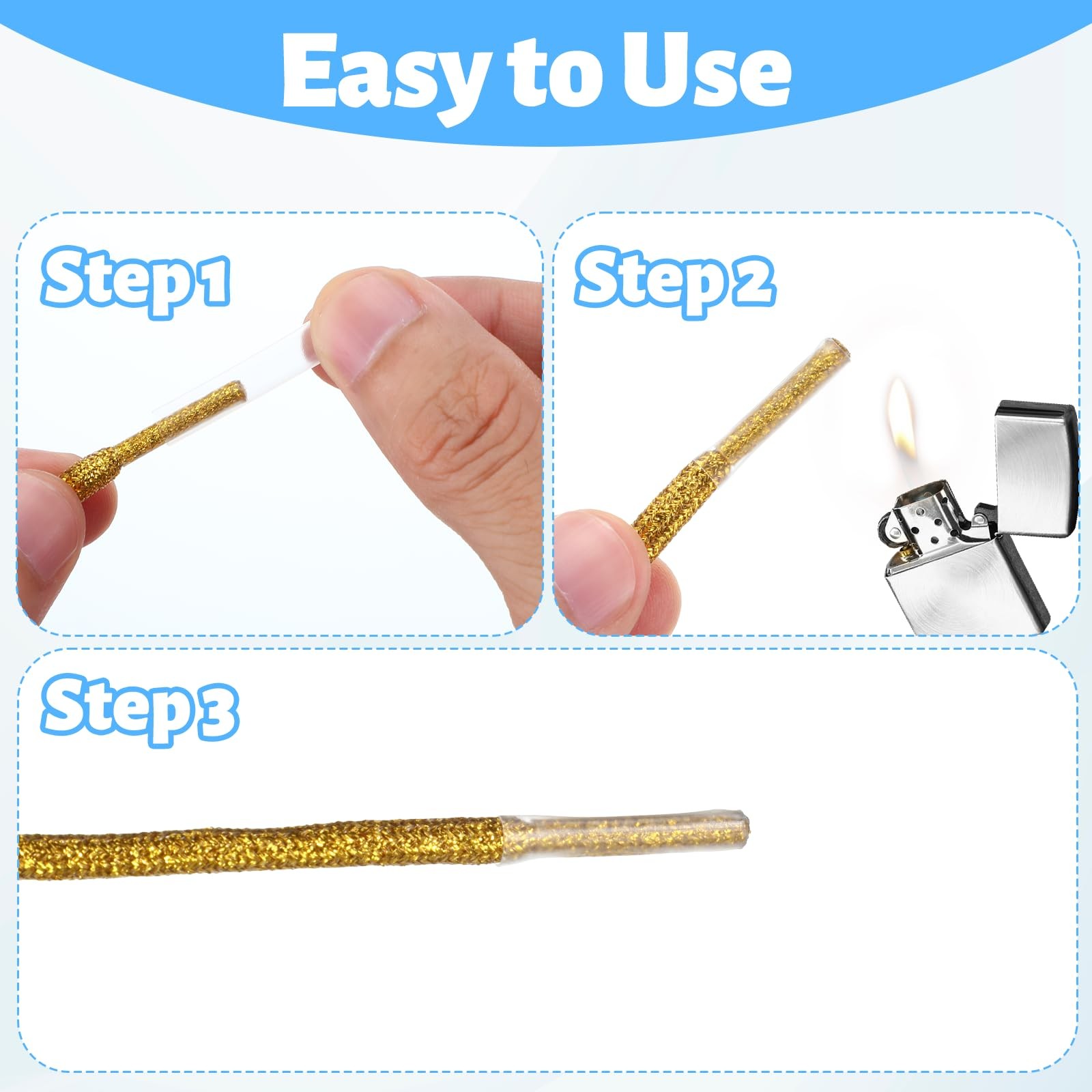 Gjinxi Systolic Shoelace Tips, 120 Pcs Clear Heat Shrink Shoelaces Sneaker Sh…