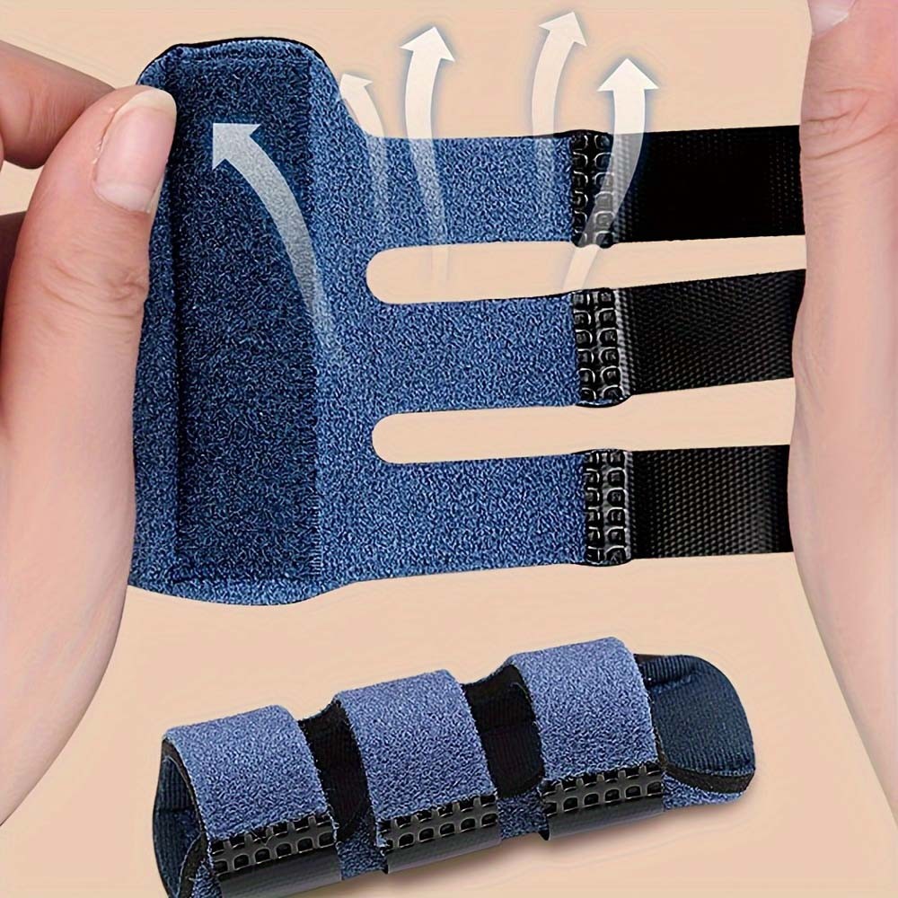 Universal Finger Fixation Straps with Aluminum Support – Sprain & Fracture Aid