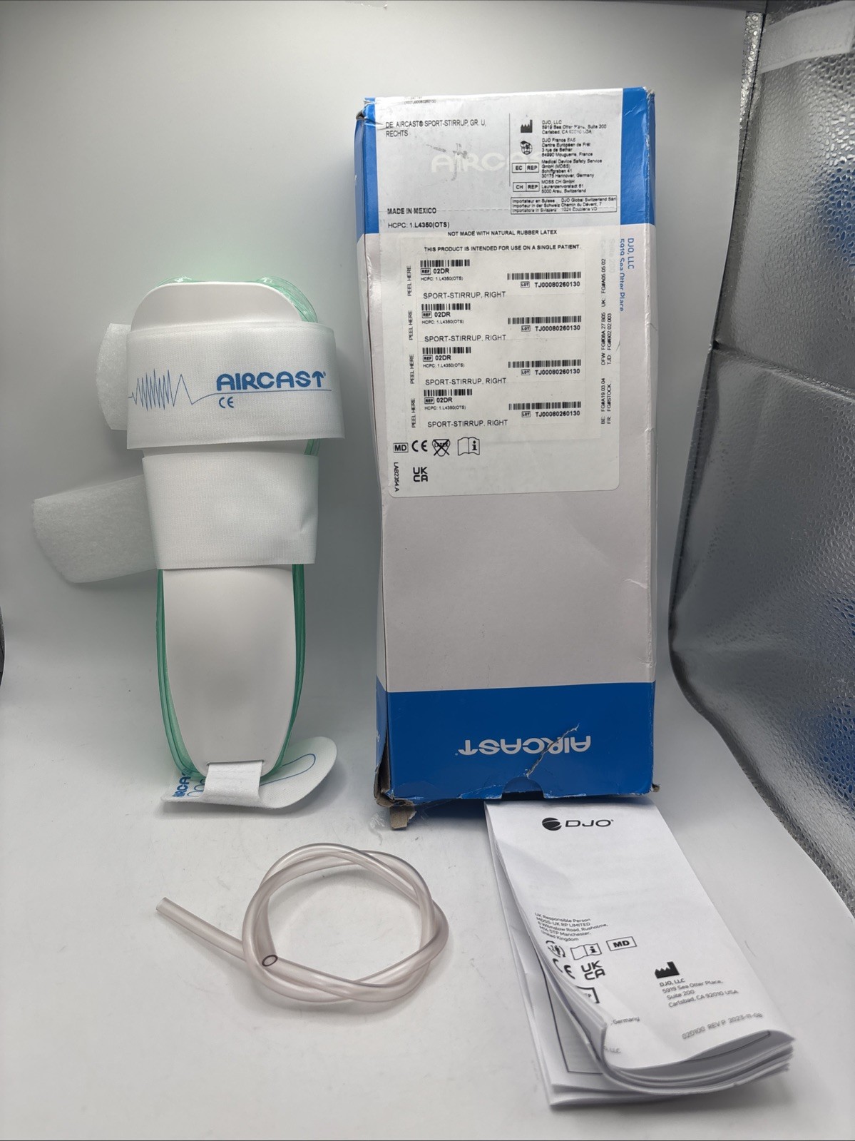 Aircast Sport-Stirrup Ankle Brace Medium Right 02DR Aircell Support