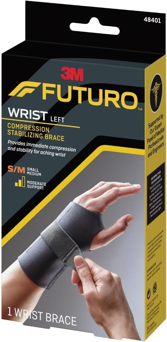 Comfort-Driven Wrist Support with Custom Fit for Active Recovery – Left Hand