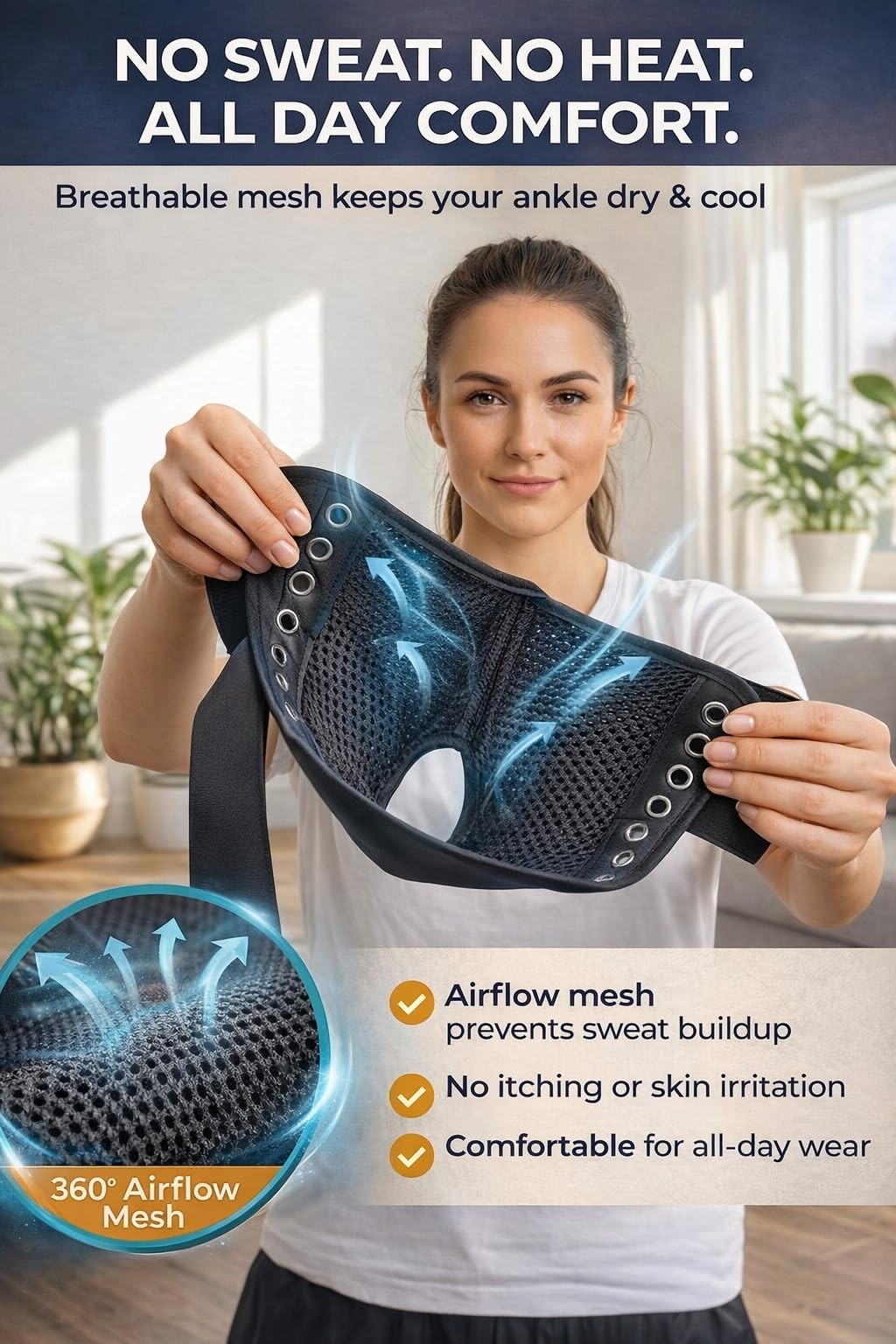 3D Wrap Stability Ankle Brace for Men and Women, Quick-Adjust Figure 8 Ankle …