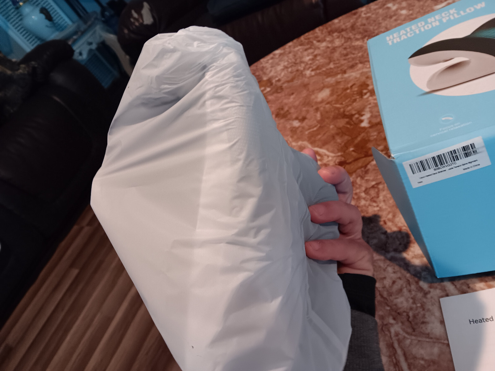 Heated Neck Traction Pillow Device new in the Box