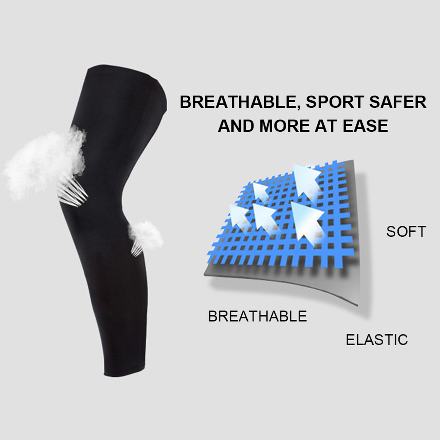Compression Socks Leg Support Thigh Sleeve Knee High Stockings For Men Women US