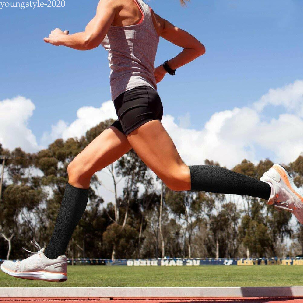 Mens Womens Compression Socks Leg Support Sports for Running Fitness Unisex