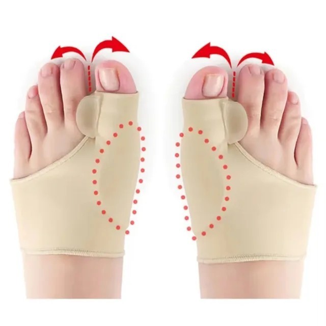 Fabric Gel Toe Bunion Protector Support Hallux Valgus Corrector UK Seller