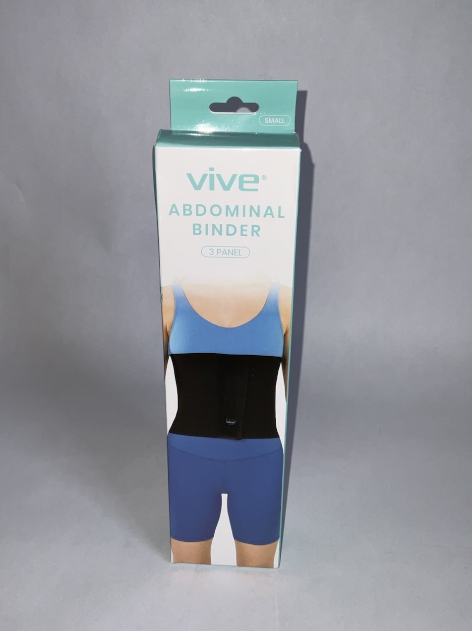 Vive Abdominal Binder Post Surgery (3 Panel) Size Small 25”-32”