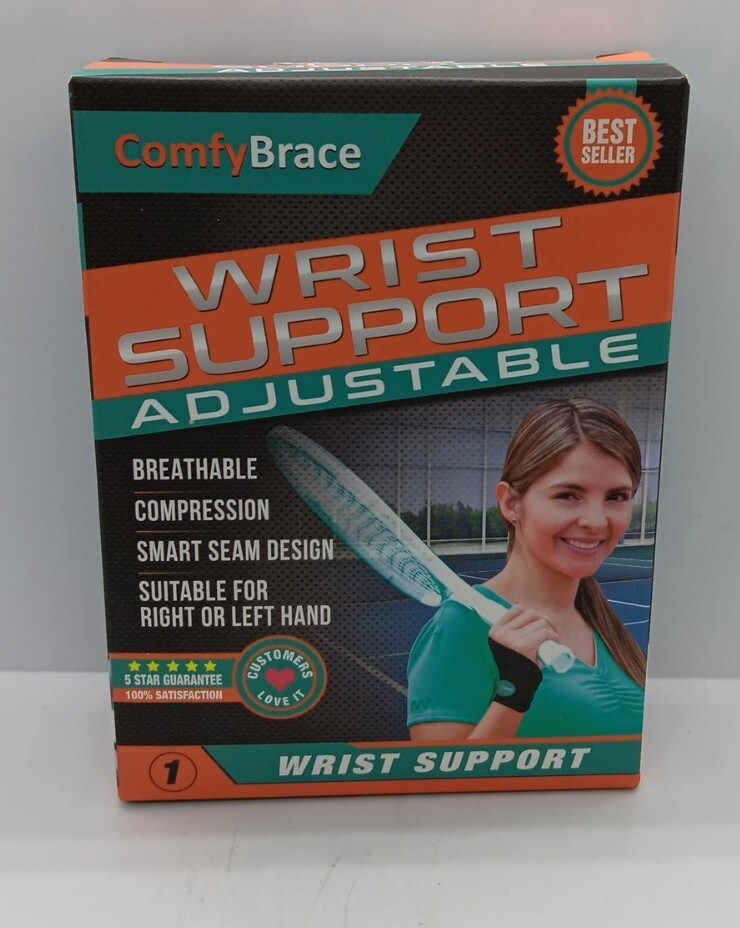 Wrist Brace Left or Right Hand Breathable Support Carpal Tunnel Arthritis Black