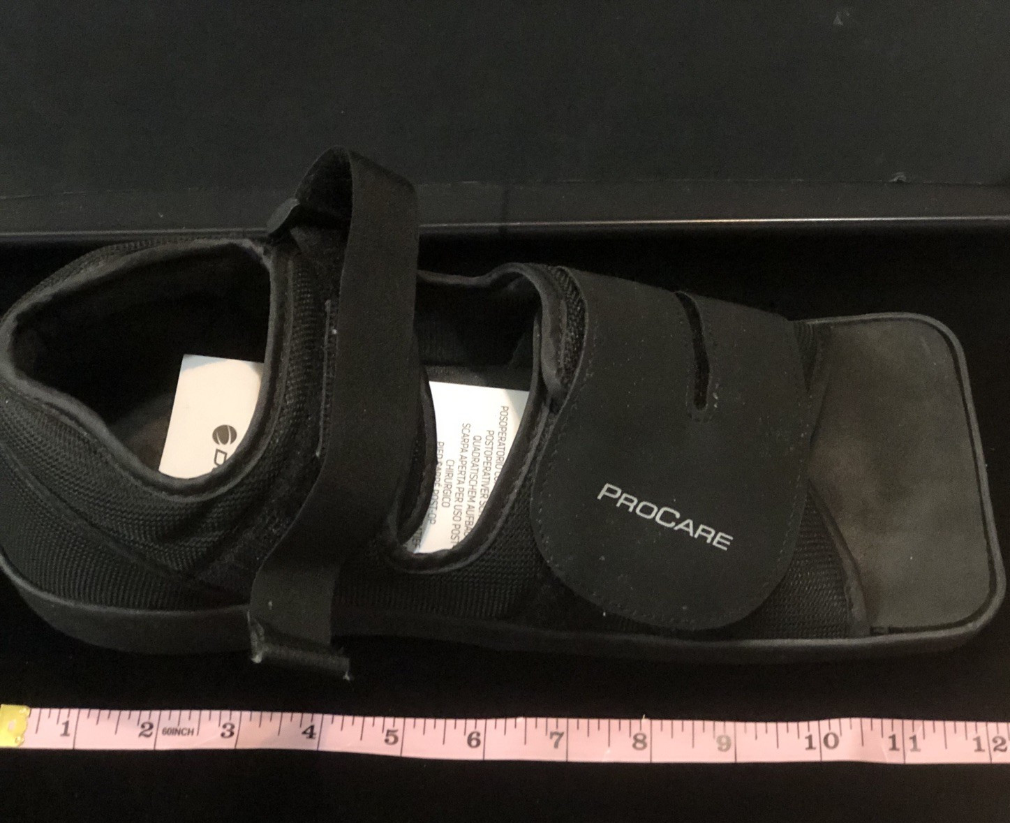 ProCare Squared Toe Post-Op Shoe Medical Walking Shoe For Post-Op Surgery Size L