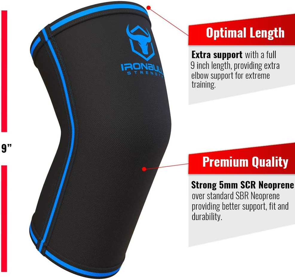 Elbow Sleeves 5Mm (1 Pair) – High Performance Elbow Sleeve Support for Weightlif