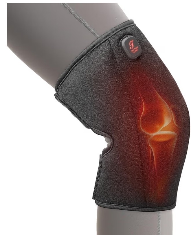 Heated Knee Brace, Cordless Knee Heating Pad for Arthritis, 3 Temperature Modes