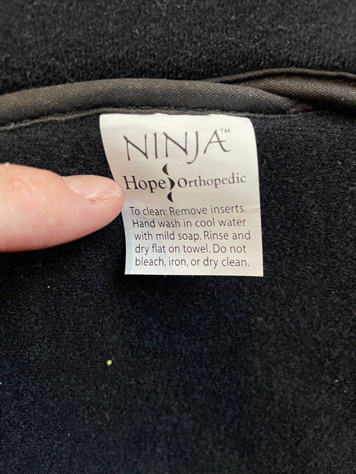 Ninja Back Brace, Small/ Medium Adult, Black, Hard Plastic Support, Adjustable
