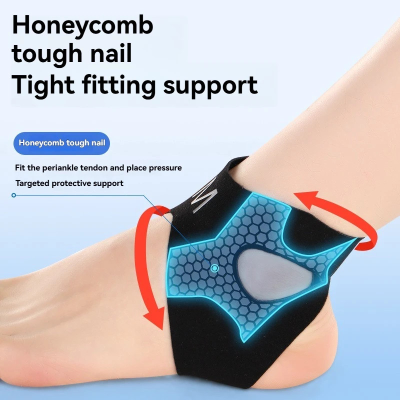 Elastic Ankle Brace Nylon Adjustable Basketball Guard Pain Relief Foot Strap