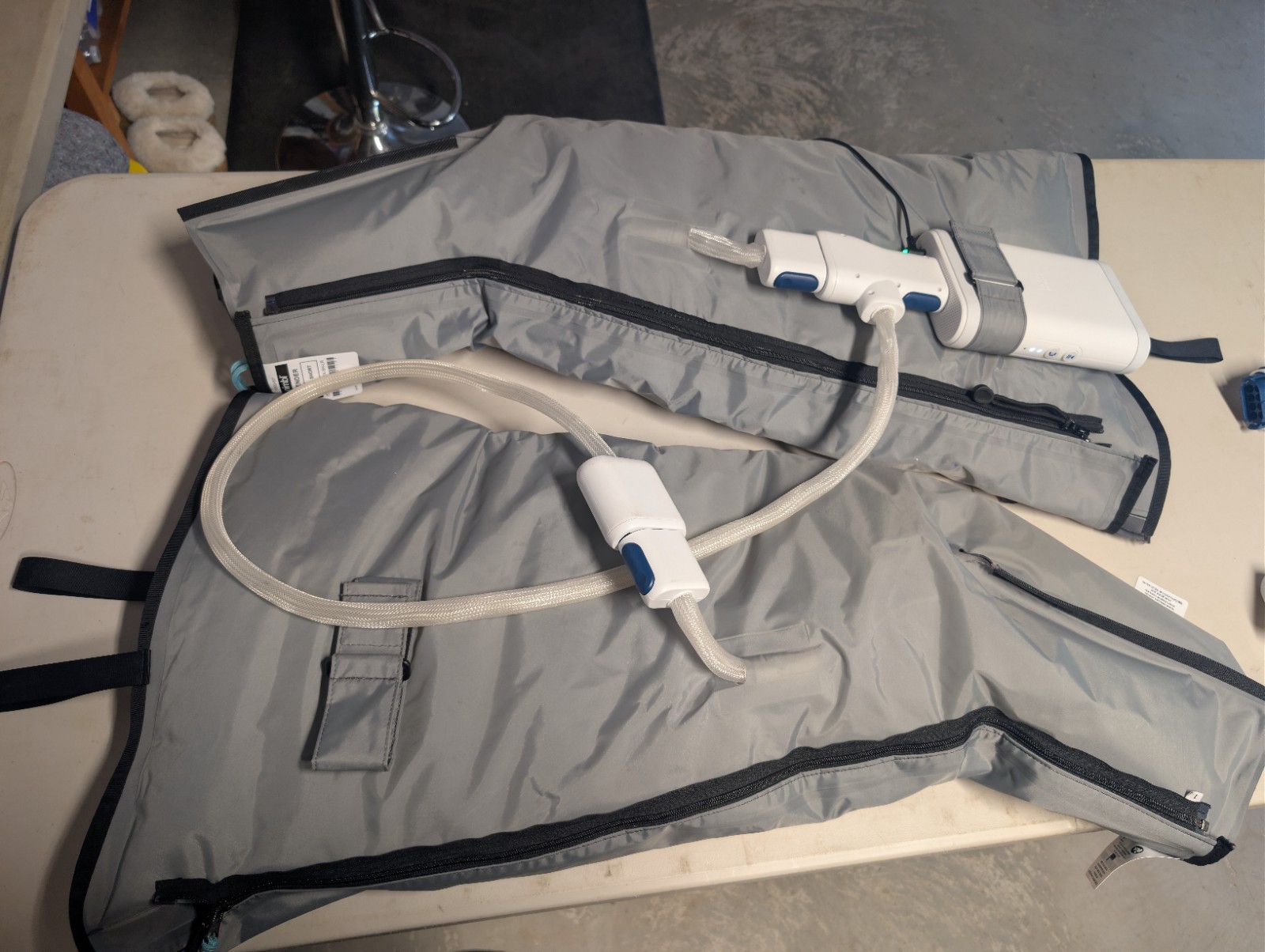 Nimbl Air Compression Pump Full Leg Short Sleeves Left And Right