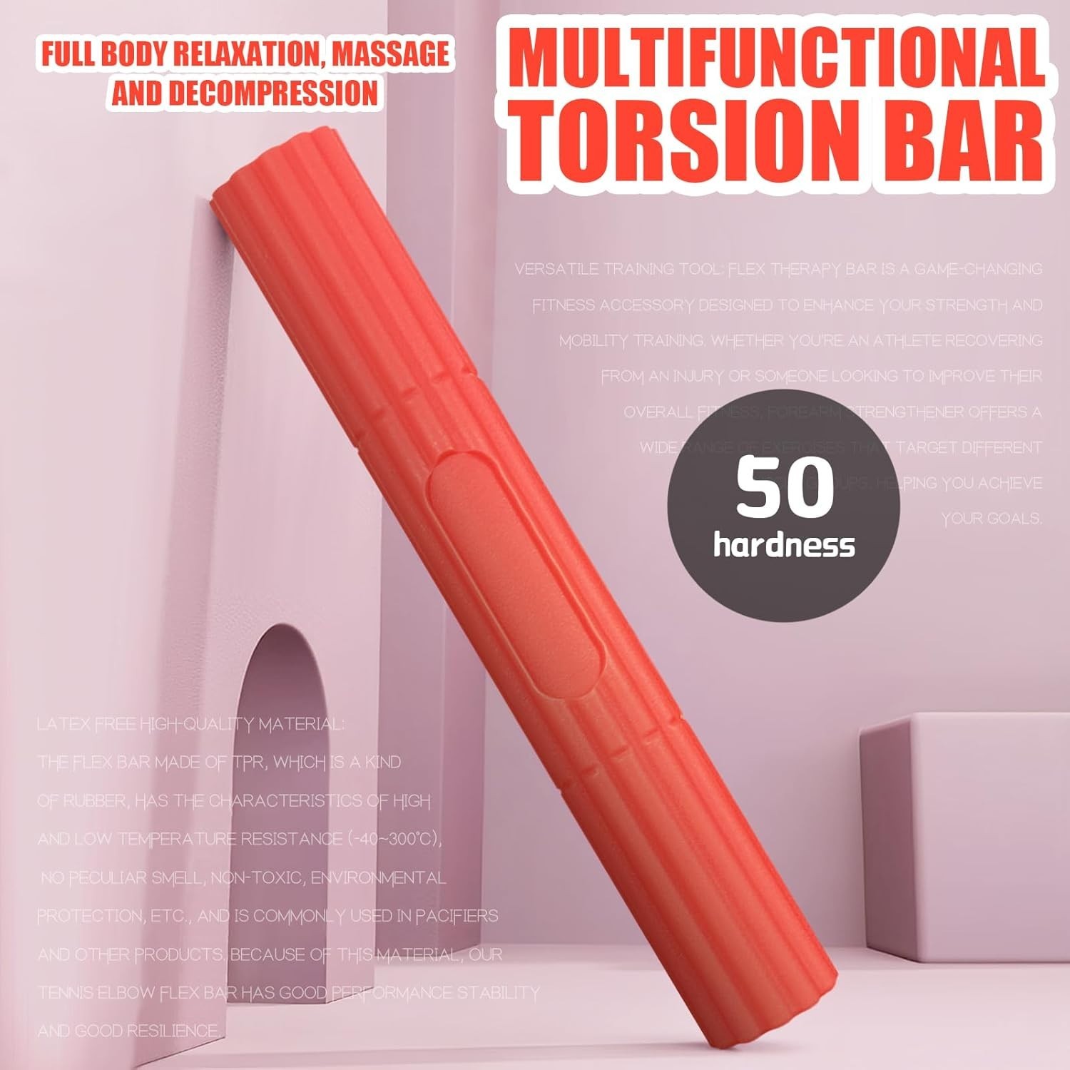 Flex Therapy Resistance Bar – Wrist, Elbow & Forearm Pain Relief Tool
