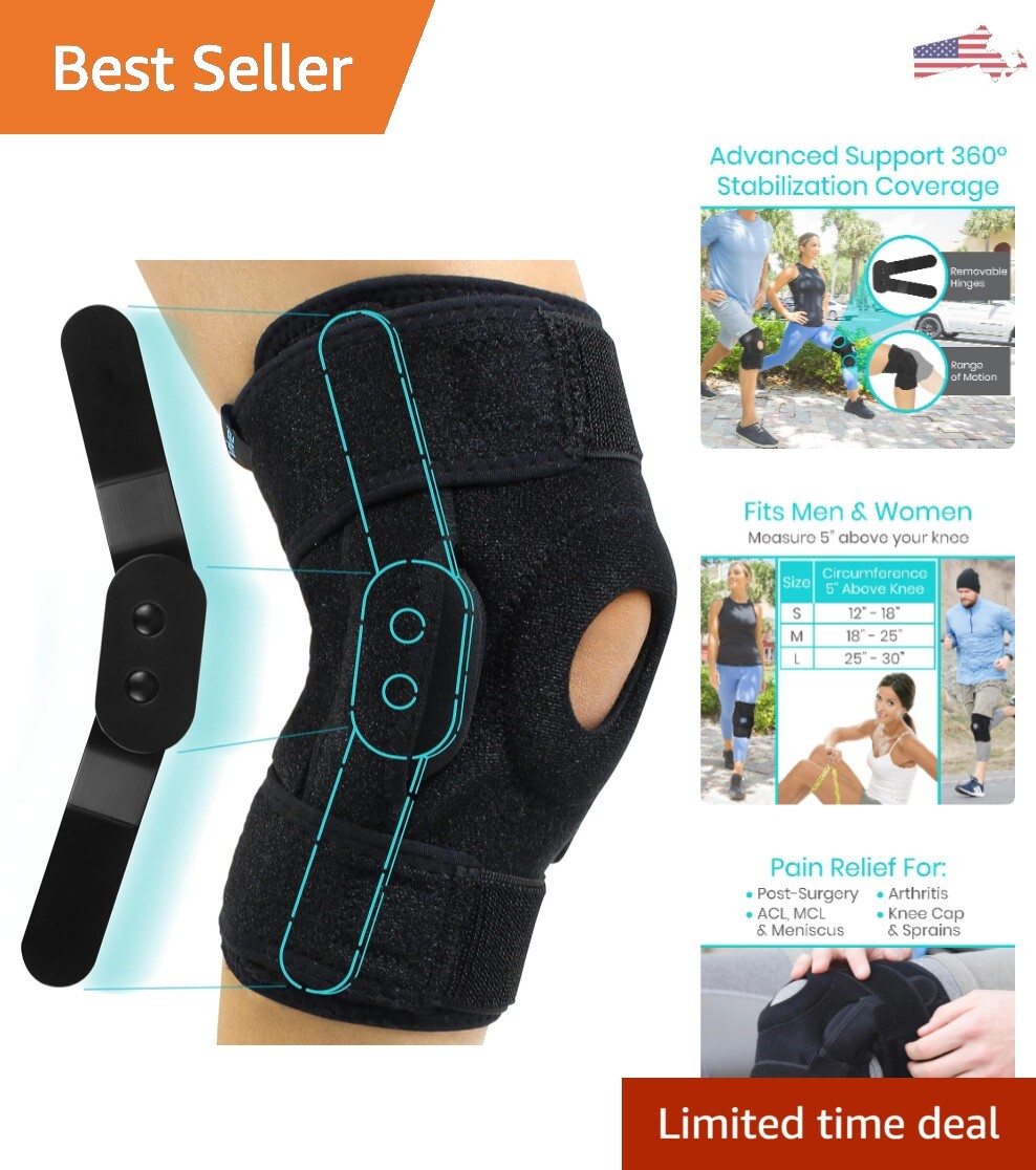 Adjustable Knee Brace – Support Wrap for ACL, MCL, Meniscus – Arthritis