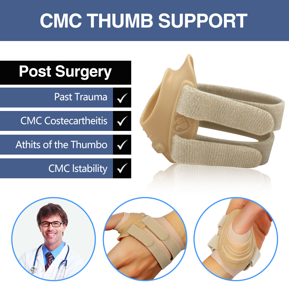 Left/Right CMC Thumb Support Brace Joint Thumb Orthosis Arthritis Pain Relief