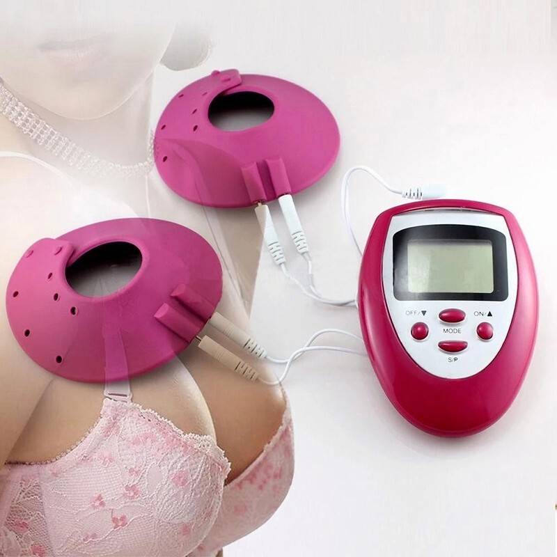 Chest Mount Breast Massager Women Electronic Machine Muscle Pain Relief Firmer