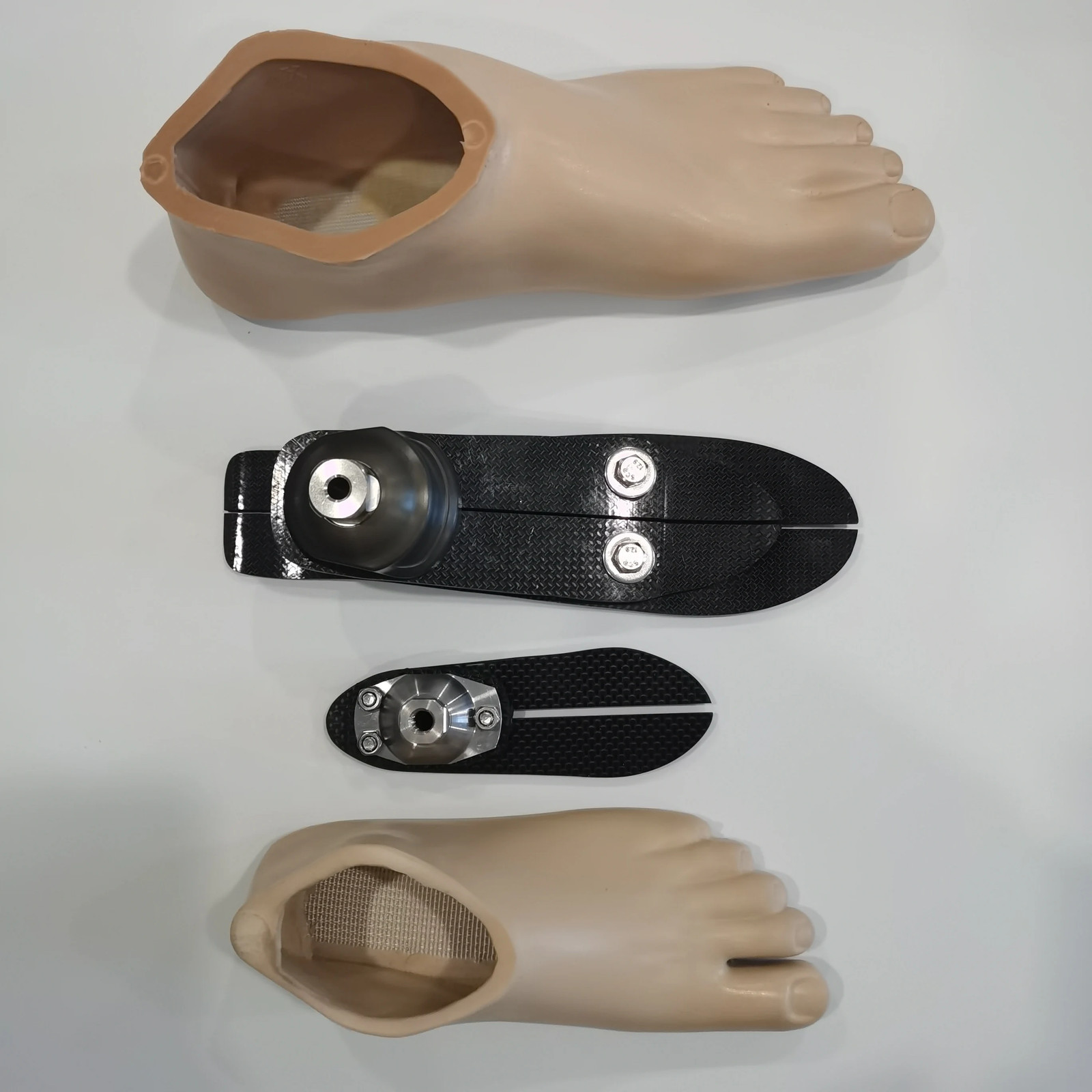 Lower ankle carbon fiber foot of prosthetic parts artificial limbsfor children