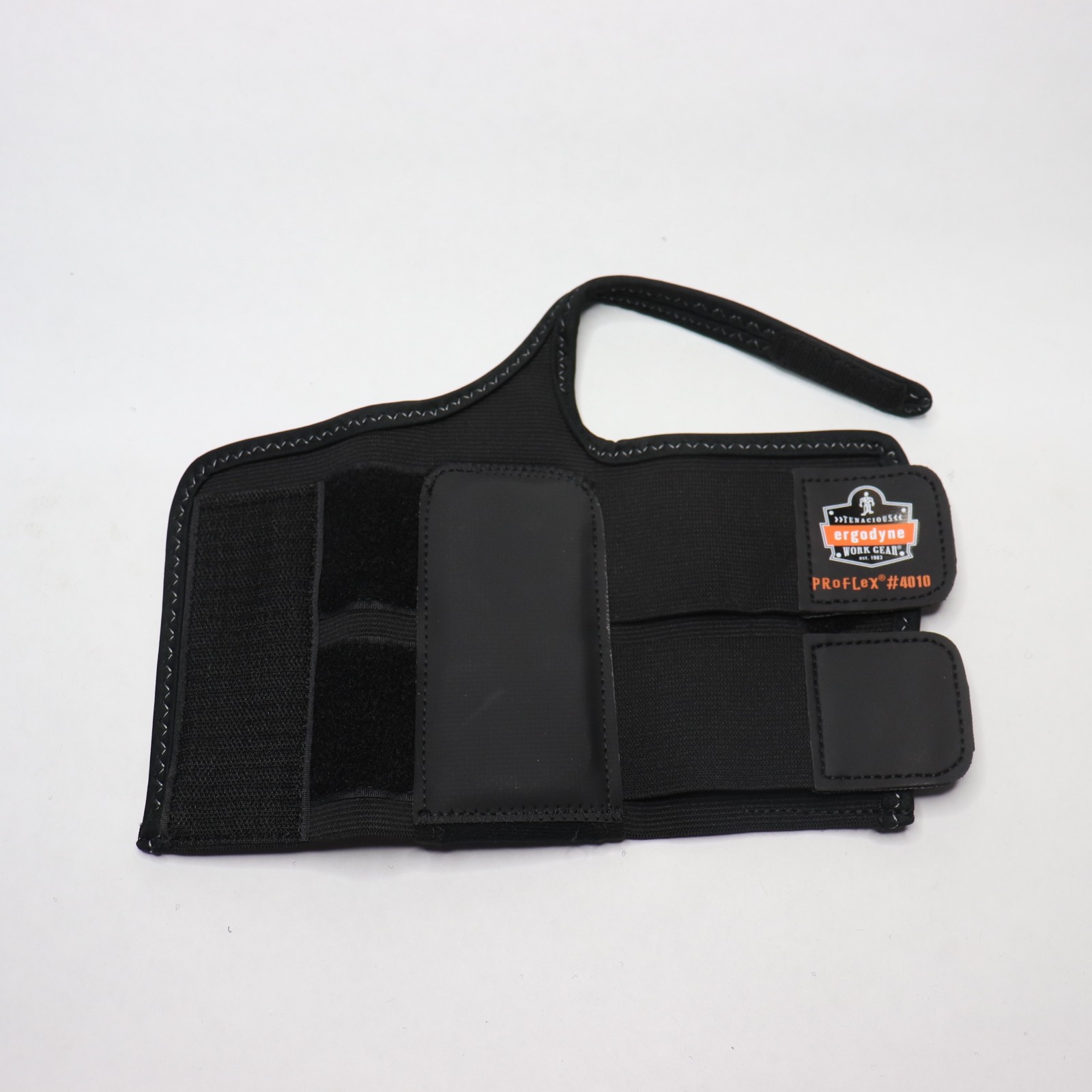 Ergodyne ProFlex Double-Strap Right Wrist Support Large Black 4010