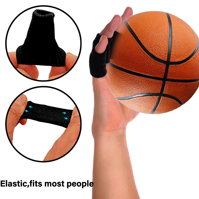 Volleyball Stretchy Finger Sleeve Support Compression Guard Sport Arthritis Pain