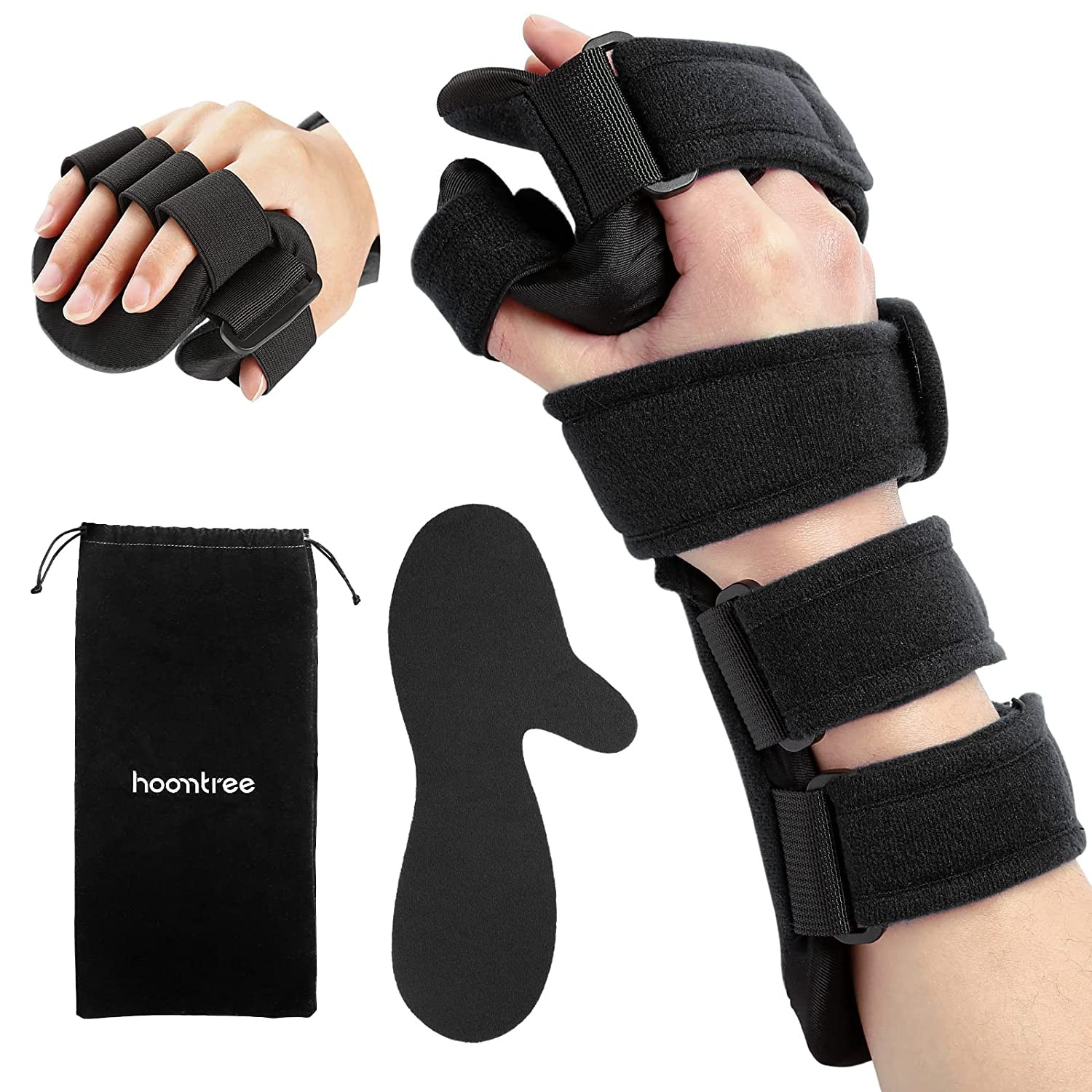 Stroke Resting Hand Splint Right&Left Resting Hand Splint with Finger Separator