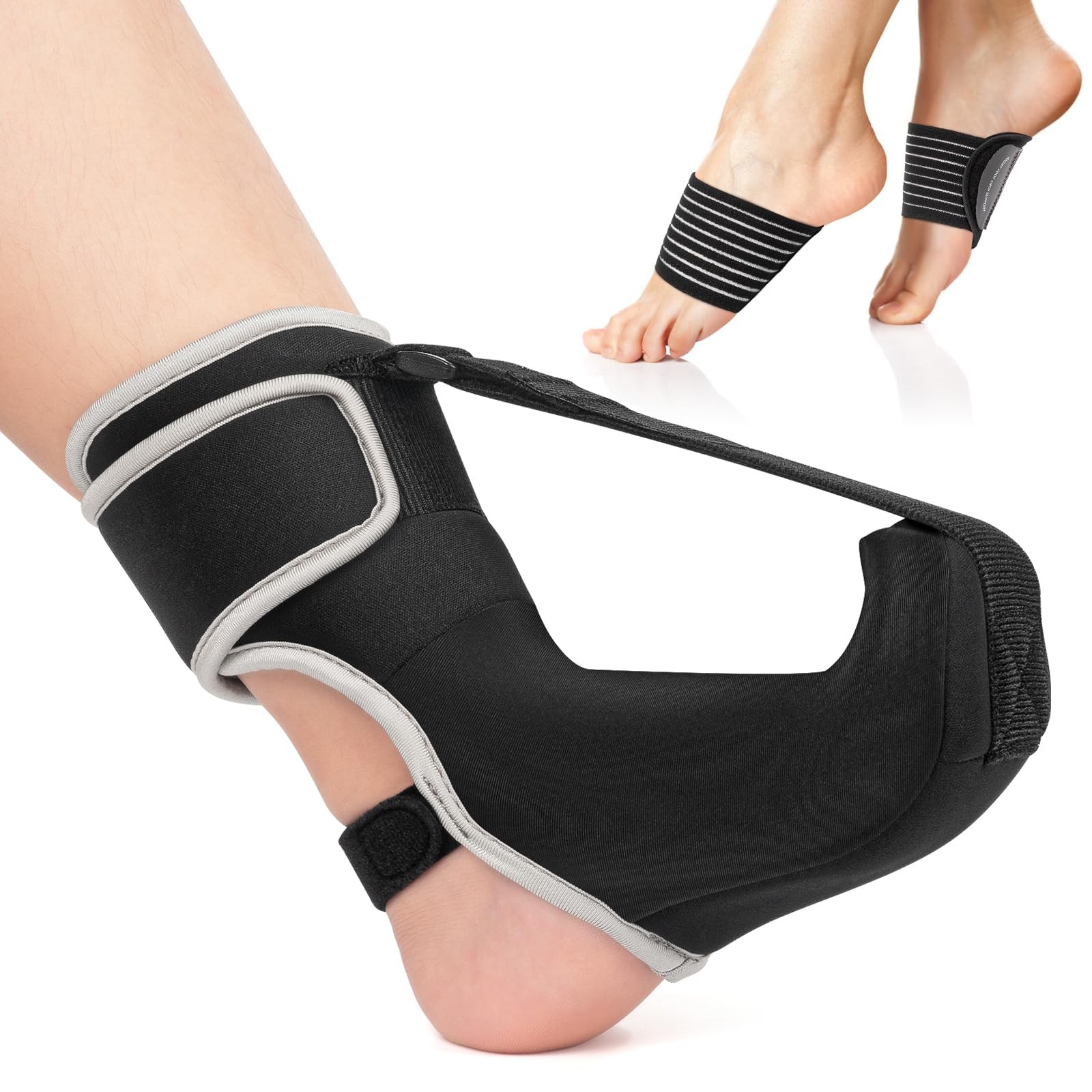 Plantar Fasciitis Night Splint Sock Upgraded Plantar Fasciitis Brace for Wome…